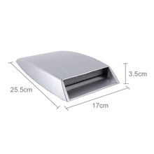 Load image into Gallery viewer, Car Turbo Style Air Intake Bonnet Scoop for Car Decoration, XY-701