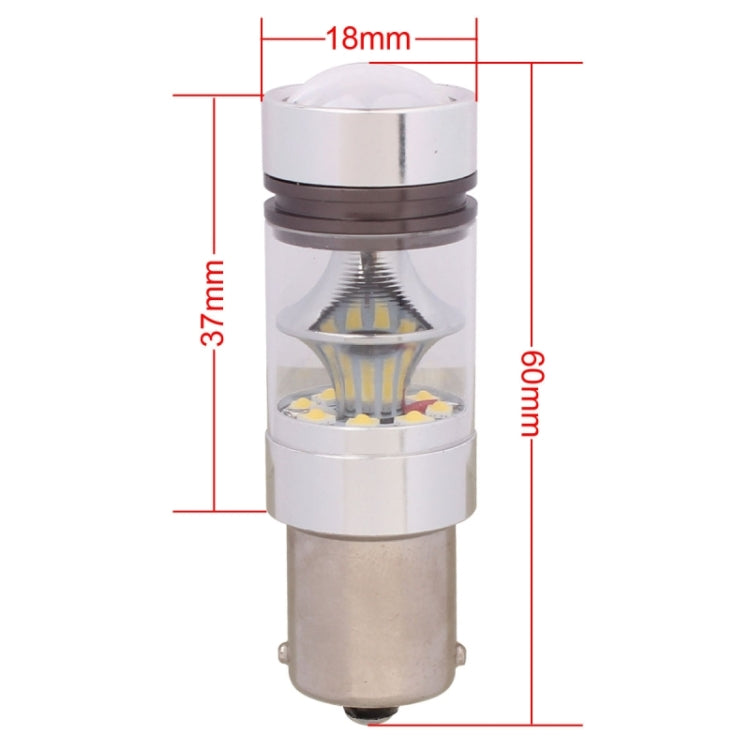 1156 850LM  BA15S 100W LED  Car Rear Backup/ Front Turn Signals Lamp Bulb, DC 12-24V, 1156