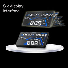 Load image into Gallery viewer, Q7 5.5 inch Car GPS HUD Vehicle-mounted Head Up Display Security System, Support Speed &amp; Real Time &amp; Altitude &amp; Over Speed Alarm &amp; Satellite Number, etc., Q7