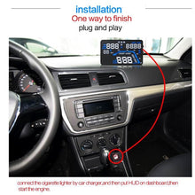 Load image into Gallery viewer, Q7 5.5 inch Car GPS HUD Vehicle-mounted Head Up Display Security System, Support Speed &amp; Real Time &amp; Altitude &amp; Over Speed Alarm &amp; Satellite Number, etc., Q7