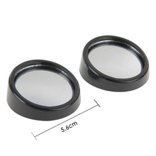 Load image into Gallery viewer, 2 PCS SY-022 Car Vehicle Mirror Blind Spot Rear View Small Round Mirror, Diameter: about 5.6cm, SY-022(Black), SY-022
