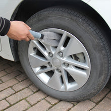 Load image into Gallery viewer, KANEED Car Wheel Tire Rim Scrub Brush Hub Clean Wash Brush Car Truck Motorcycle Bike Washing Cleaning Tool, US Stock Tire Rim Scrub Brush, UK Stock Tire Rim Scrub Brush, Tire Rim Scrub Brush
