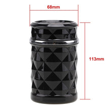 Load image into Gallery viewer, Diamond Facets Car Ashtray with LED Light, with LED Light(Dark Red), with LED Light(Black), with LED Light(White)