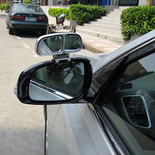 Load image into Gallery viewer, Left Side Rear View Blind Spot Mirror Universal adjustable Wide Angle Auxiliary Mirror, 3R-027L(Black), 3R-027L