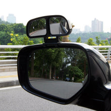 Load image into Gallery viewer, Left Side Rear View Blind Spot Mirror Universal adjustable Wide Angle Auxiliary Mirror, 3R-027L(Black), 3R-027L