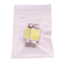 Load image into Gallery viewer, 2 PCS 39mm 1.5W 80LM White Light 1 COB LED License Plate Reading Lights Car Light Bulb, 39mm