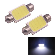 Load image into Gallery viewer, 2 PCS 41mm 1.5W 80LM White Light 1 COB LED License Plate Reading Lights Car Light Bulb, 41mm