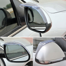 Load image into Gallery viewer, 2 PCS Flexible Shielding Rain Board Rain Eyebrow with Wind Guide Apparatus for Car Rearview Mirrors, Flexible Shielding Rain Board