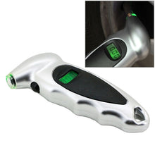 Load image into Gallery viewer, 1/4 inch LCD Display Screen Digital Tire Gauge with LED Light, Pressure Range: 0-100PSI, 1/4 inch