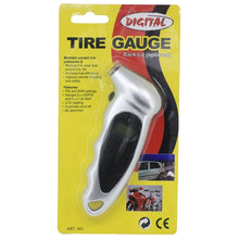 Load image into Gallery viewer, 1/4 inch LCD Display Screen Digital Tire Gauge with LED Light, Pressure Range: 0-100PSI, 1/4 inch