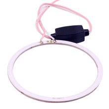 Load image into Gallery viewer, 80mm 5W 180LM Angel Eyes Circles Car Headlight COB LED Lights for Vehicles, DC 12-24V, 80mm Pink Light, 80mm Green Light, 80mm Red Light