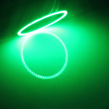 Load image into Gallery viewer, 80mm 5W 180LM Angel Eyes Circles Car Headlight COB LED Lights for Vehicles, DC 12-24V, 80mm Pink Light, 80mm Green Light, 80mm Red Light