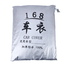 Load image into Gallery viewer, PEVA Anti-Dust Waterproof Sunproof Sedan Car Cover with Warning Strips, Fits Cars up to 4.9m(191 inch) in Length, 191inch (XL)