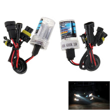 Load image into Gallery viewer, DC12V 35W HB4/9006 HID Xenon Light Single Beam Super Vision Waterproof Head Lamp, Color Temperature: 6000K, Pack of 2, 9006