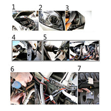 Load image into Gallery viewer, DC12V 35W H27/880/881 HID Xenon Light Single Beam Super Vision Waterproof Head Lamp, Color Temperature: 6000K, Pack of 2, 880/881