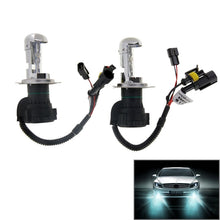 Load image into Gallery viewer, DC12V 35W 9007/9004-3 HID Xenon Light Single Beam Super Vision Waterproof Head Lamp with One Cable, Color Temperature: 6000K, Pack of 2, 9007