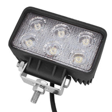 Load image into Gallery viewer, LML-1518 18W 1260-1350LM Epistar 6 LED White 30 Degree Spot Beam Car LED Light Waterproof IP67, DC 10-30V, Spot Light+18W 1350LM