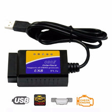 Load image into Gallery viewer, ELM327 Interface USB V1.5 OBDII Auto Diagnostic Scanner Tool, ELM327 V1.4