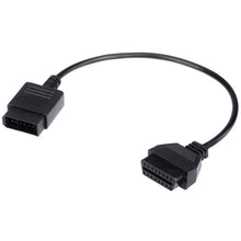 Load image into Gallery viewer, 16 Pin to 14 Pin OBDII Adapter Cable for Nissan, Cable Length: 35cm, 16 Pin to 14 Pin
