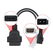 Load image into Gallery viewer, 2 x 2 Pin to 16 Pin OBDII Diagnostic Cable for Audi, 2 x 2 Pin to 16 Pin