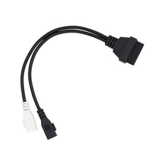 Load image into Gallery viewer, 2 x 2 Pin to 16 Pin OBDII Diagnostic Cable for Audi, 2 x 2 Pin to 16 Pin