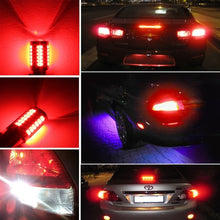 Load image into Gallery viewer, 2PCS 1156/BA15S 16.5W 1155LM 630-660nm 33 LED SMD 5630 Red Light Car Brake Light Lamp Bulb for Vehicles , DC12V, 1156 Red Light, 1156 Yellow Light