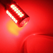 Load image into Gallery viewer, 2PCS 1157/BAY15D 16.5W 1155LM 630-660nm 33 LED SMD 5630 Red Light Car Brake Light Lamp Bulb for Vehicles , DC12V, 1157