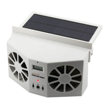 Load image into Gallery viewer, 2W Solar Powered Car Auto Air Vent Cool Fan Cooler Ventilation System Radiator, with Temperature Display, 2W Solar Powered Fan