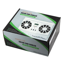 Load image into Gallery viewer, 2W Solar Powered Car Auto Air Vent Cool Fan Cooler Ventilation System Radiator, with Temperature Display, 2W Solar Powered Fan