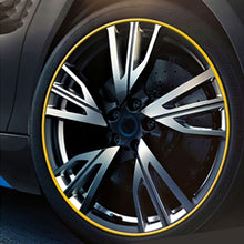 Load image into Gallery viewer, Universal Decorative Scratchproof Stickup 8M Flexible Car Wheel Hub TRIM Mouldings Decoration Strip, 8m, 15 inch