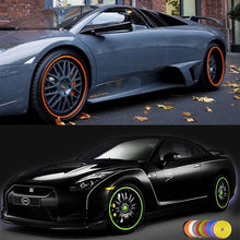 Load image into Gallery viewer, Universal Decorative Scratchproof Stickup 8M Flexible Car Wheel Hub TRIM Mouldings Decoration Strip, 8m, 15 inch