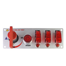 Load image into Gallery viewer, Flip-up Start Ignition Switch Panel and Accessories for Racing Sport , Three-pole