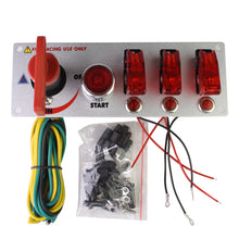 Load image into Gallery viewer, Flip-up Start Ignition Switch Panel and Accessories for Racing Sport , Three-pole