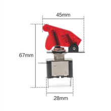 Load image into Gallery viewer, Flip Cover Nitrous Arming Switch with Green LED Indicator , Green