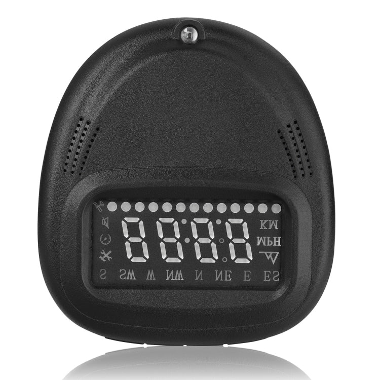 A1 2.0 inch Car GPS HUD Head Up Display Vehicle-mounted Security System, Support Speed & Real Time & Altitude & Over Speed Alarm & Compass & MPH & Auto Sleeping & KM & Satellite Signal, A1
