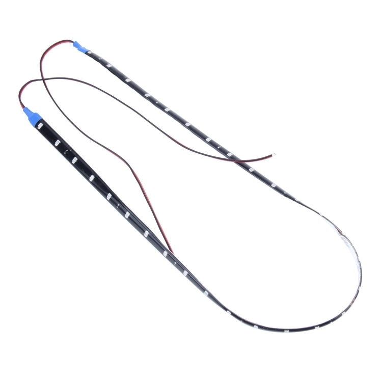 10 PCS 60cm 30 LED Waterproof Flexible Car Strip Light, DC 12V, 60cm