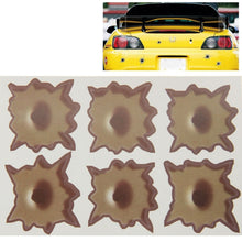 Load image into Gallery viewer, 6 PCS Anti-scratch Bullet Hole Decoration Car 3M Sticker, Size: 4cm x 4cm, Exaggerated Effection7