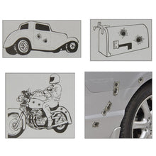 Load image into Gallery viewer, 6 PCS Anti-scratch Bullet Hole Decoration Car 3M Sticker, Size: 4cm x 4cm, Exaggerated Effection7