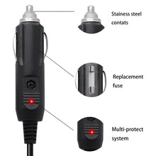 Load image into Gallery viewer, 2A Car 4.0 x 1.7mm Power Supply Adapter Plug Coiled Cable Car Charger, Length: 40-140cm, 4.0 x 1.7mm