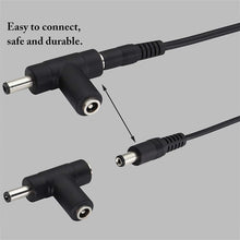 Load image into Gallery viewer, 2A 5.5 x 2.1mm DC Power Supply Adapter Plug Coiled Cable Car Charger, Length: 40-140cm, 5.5 x 2.1mm