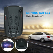 Load image into Gallery viewer, V7 Car Anti-Police Radar Detector 360 Protection Defense Laser Detection, Built-in Russian &amp; English Voice Broadcast, V7 (Black), V7 (Dark Blue)