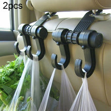 Load image into Gallery viewer, KANEED Car Vehicle Multi-functional Seat Headrest Bag Hanger Hook Holder Seat Headrest Hanger Hanging Holder Double Hooks, Car Double Hooks, UK Stock Double Hooks, US Stock Double Hooks