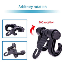Load image into Gallery viewer, KANEED Car Vehicle Multi-functional Seat Headrest Bag Hanger Hook Holder Seat Headrest Hanger Hanging Holder Double Hooks, Car Double Hooks, UK Stock Double Hooks, US Stock Double Hooks
