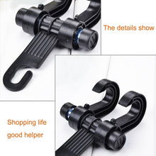 Load image into Gallery viewer, KANEED Car Vehicle Multi-functional Seat Headrest Bag Hanger Hook Holder Seat Headrest Hanger Hanging Holder Double Hooks, Car Double Hooks, UK Stock Double Hooks, US Stock Double Hooks