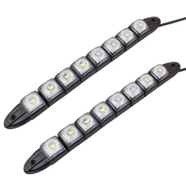 2 PCS  4W 8 LED SMD 5050 Flexible Snake LED Car Daytime Running Lights, DC 12V, 4W
