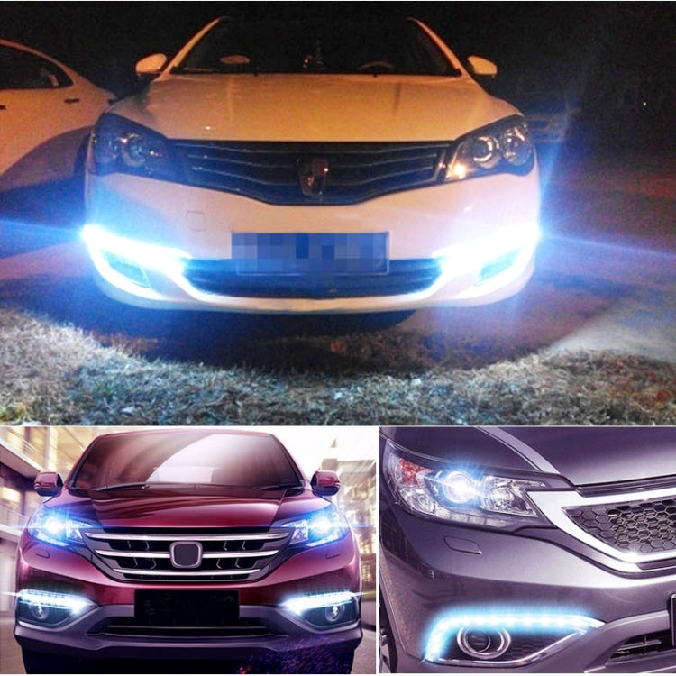 2 PCS  4W 8 LED SMD 5050 Flexible Snake LED Car Daytime Running Lights, DC 12V, 4W