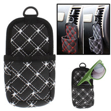 Load image into Gallery viewer, PU Leather Multifunctional Car Storage Pouch / Cell Phone Pocket