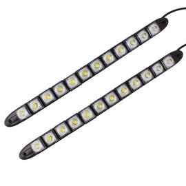 2 PCS  6W 12 LED SMD 5050 Flexible Snake LED Car Daytime Running Lights, DC 12V, 6W