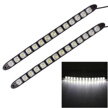 Load image into Gallery viewer, 2 PCS  7W 14 LED SMD 5050 Flexible Snake LED Car Daytime Running Lights, DC 12V, 7W