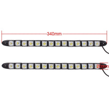 Load image into Gallery viewer, 2 PCS  7W 14 LED SMD 5050 Flexible Snake LED Car Daytime Running Lights, DC 12V, 7W
